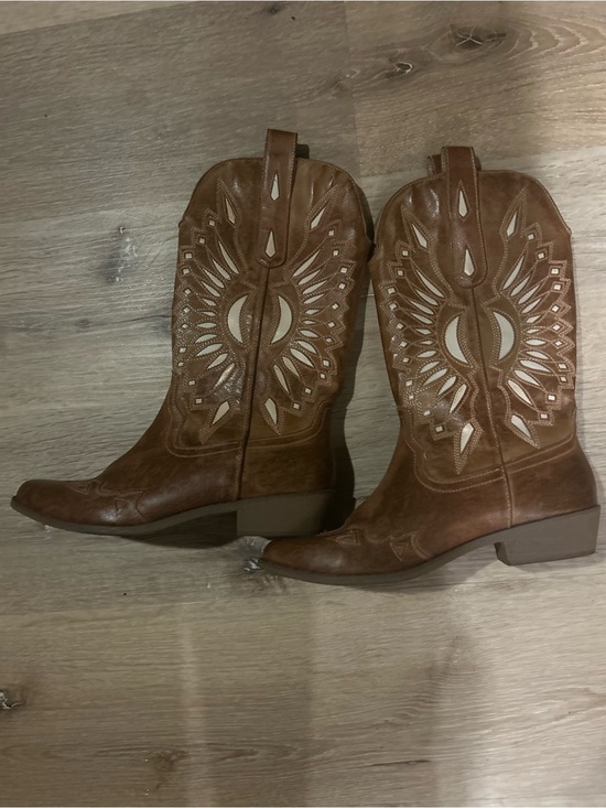 Free People Shoes - Free People Brown Western Heeled Boots